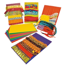Rainbow Weaving Cards - Pack of 20